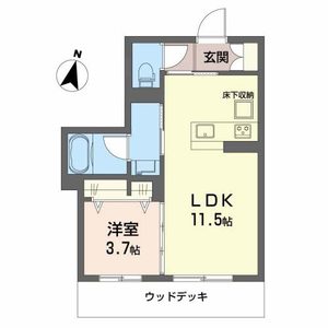 シャーメゾン如月 0102号室