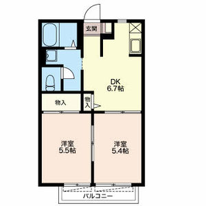 田村フラットⅠ A202号室