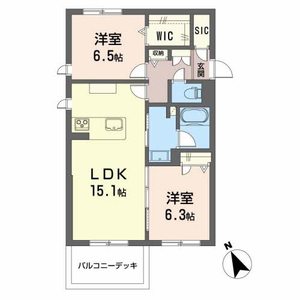 シャーメゾン雅Ⅱ 0102号室