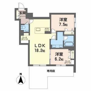 ＪＭ　ＨＩＧＡＳＨＩＹＡＭＡ（ジェイエム　ヒガシヤマ） 0101号室