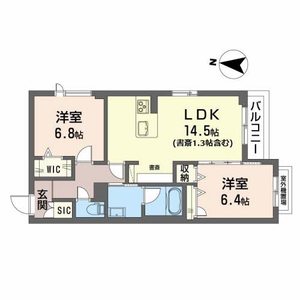 レフィシア堀川小泉 0202号室