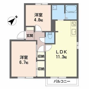 アペックス日進 B201号室