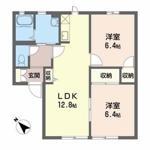 サニーハイツゆうりん館 B102号-2