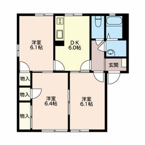 Ｔ．ＴＯＷＮリヴェール B102号-3