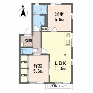 Ｔ．ＴＯＷＮリヴェール E201号室