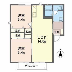 ガーデンハイツ下沼 D201号室