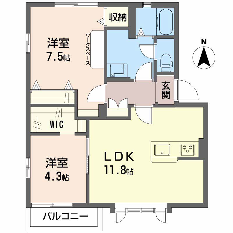 フレグランス永田B102-2