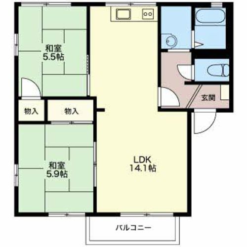 ミヤニシガーデンハイツA201-2