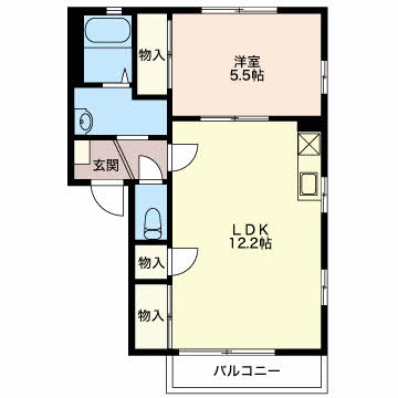 ソレイユ瀬名Ⅱ 0201号-3