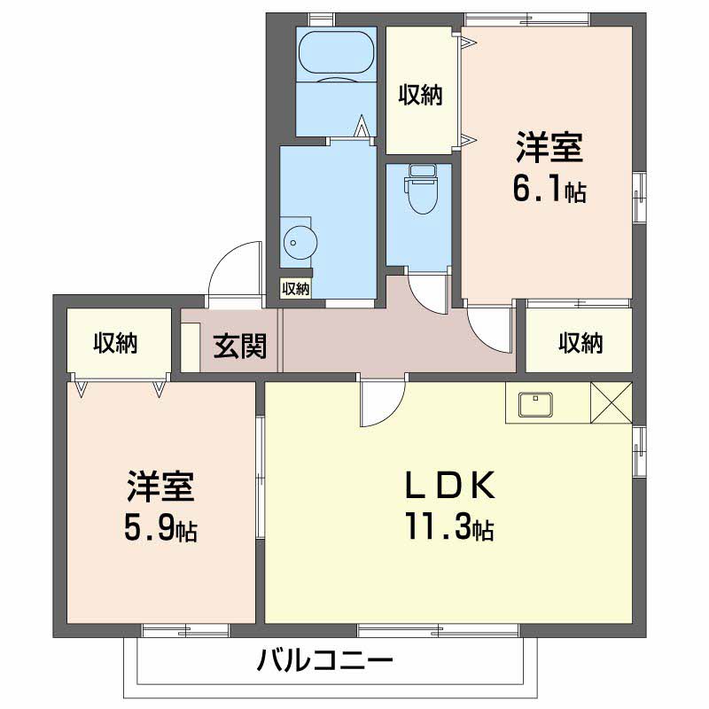 ビバーヒルド内藤 B201号-16