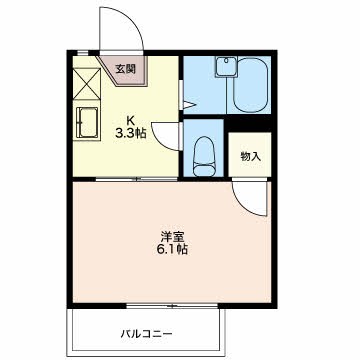 ヴィルヌーブ南川 B201号-16
