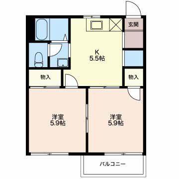 パークヒル春木台 B203号-2
