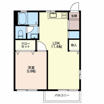 コーポウサミ B201号-2