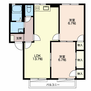 ラフィーネ稲生B102-2