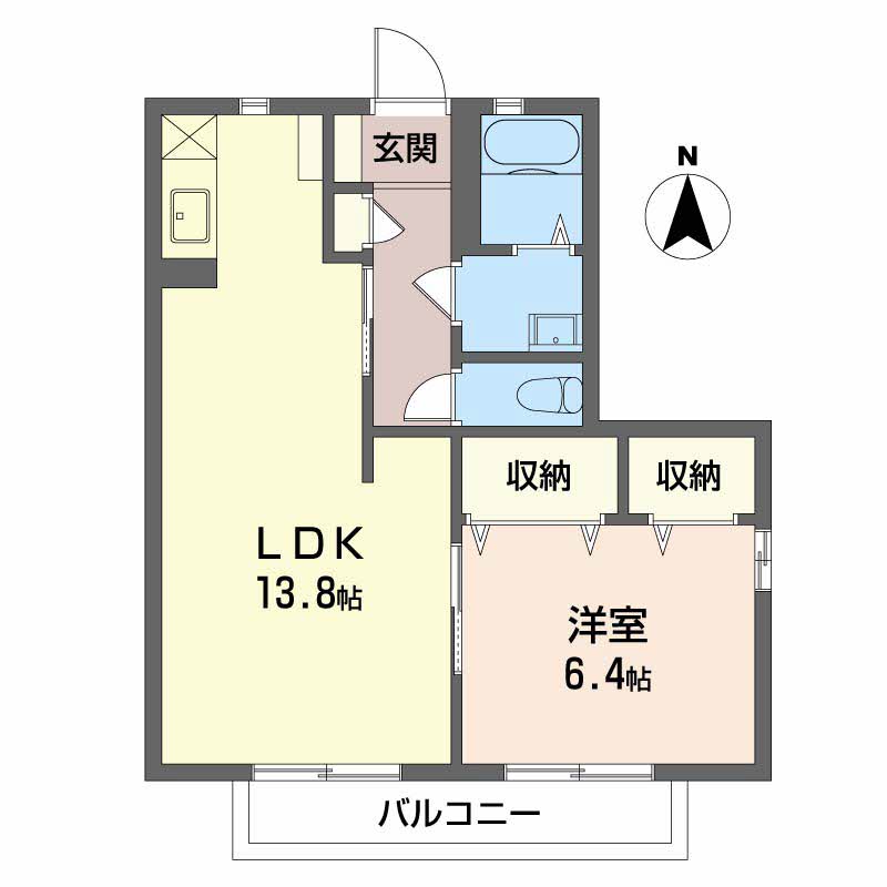 サニーコーポ西林田A101-2