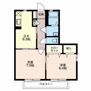 サニーコーポ西林田 A201号-2