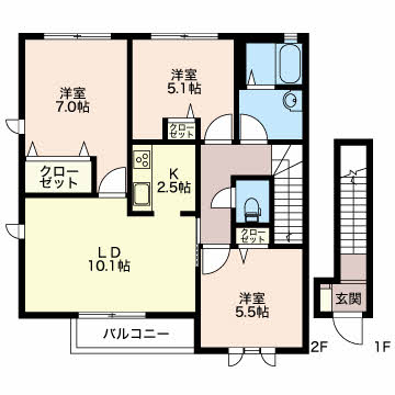 ブランシェ櫛川0201-2
