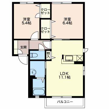 ヴィラージュ紫陽花 A202号-16