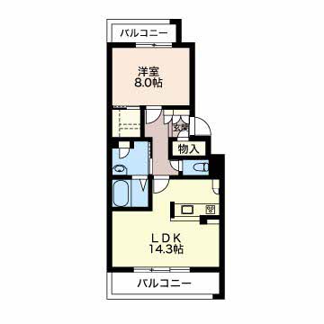 ベルホーム三軒家 B302号-2