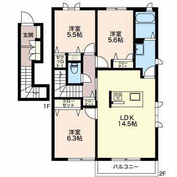 ＭａｓｔＴｏｗｎ愛野南 B202号-16