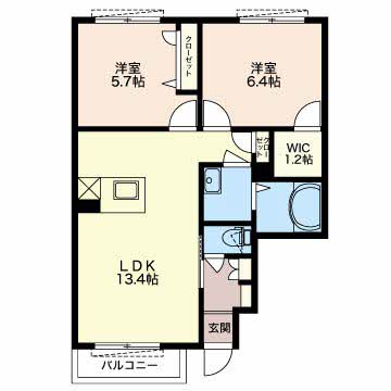 メゾン　ド　オリーブA102-2
