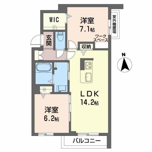 シャーメゾン長良東301-2