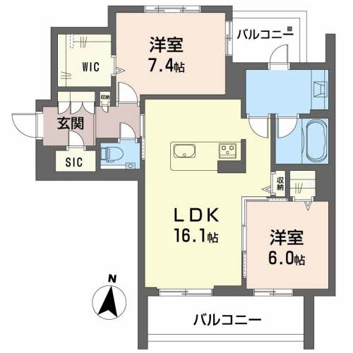 シャーメゾン茶屋ヶ坂0403-2