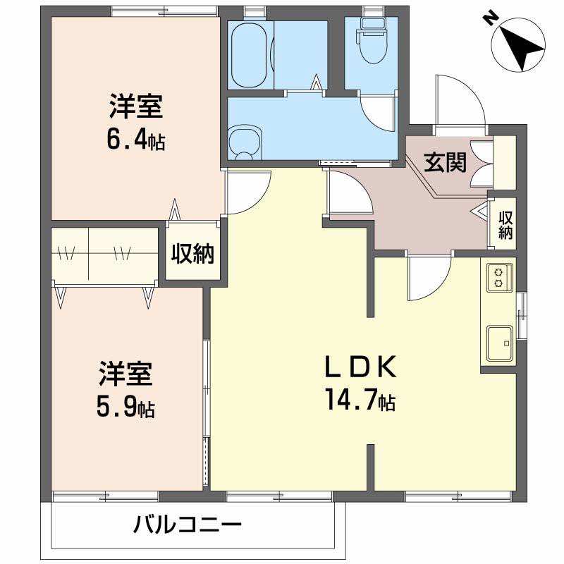 サニーハイツゆうりん館 A203号-16