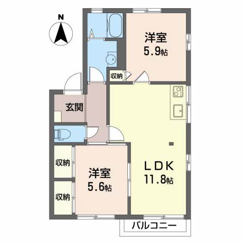 Ｔ．ＴＯＷＮリヴェール E201号-16