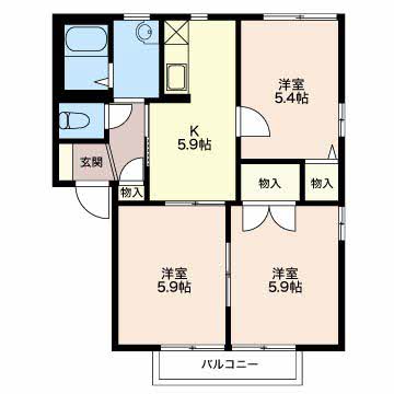 フローラテラス B101号-15