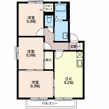 ボヌール泰山 B201号-16