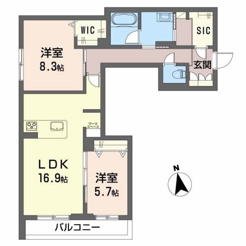 当社管理】ボヌール高間 0203号室（愛知県名古屋市名東区） - 積水