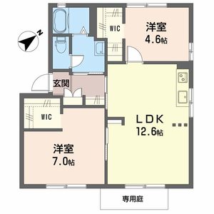 ソレーユ曙 E101号室