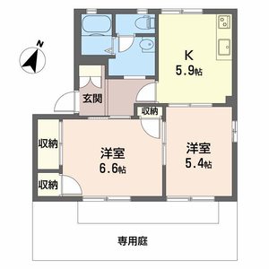 エクセール南八幡 B102号室