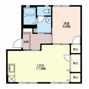 ペーシュはかまた 0103号室