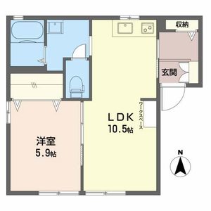 サンプレジオ A102号室