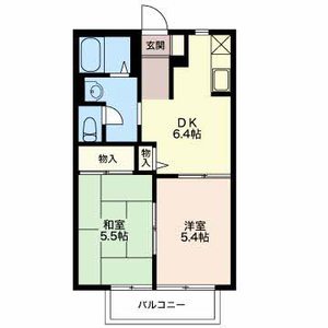 クレール須ケ口 B202号室
