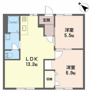 福元ハイツ B103号室