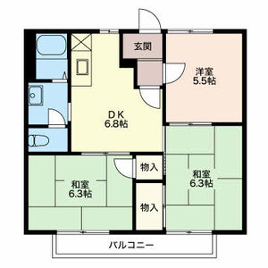 福元ハイツ B203号室