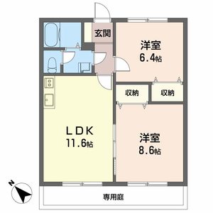 ピュアタウン花園 E105号-2