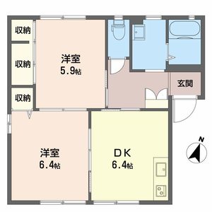 フレッシュタウン船木 B102号室