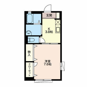ヴィラデステ古庄 B102号室