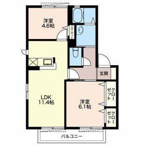 パールハイツ A202号室