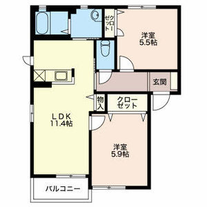 クロワール見付久保 C201号-16
