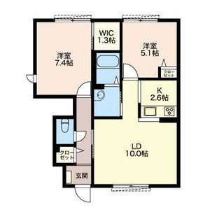 クレストⅡ B102号室