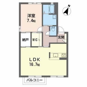 ＣＡＳＡ　ＢＲＩＧＨＴ C202号室