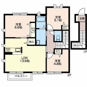 グリーンゲーブルス A202号室