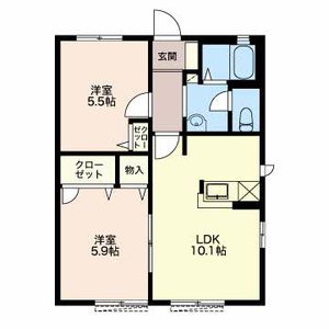 シェソワⅡ 0101号室