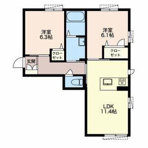 ベレオ江場 0101号室