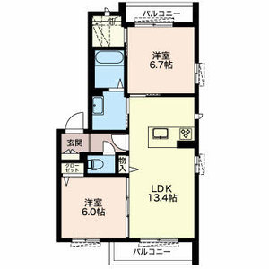 カサベルテ密柑山 W201号室